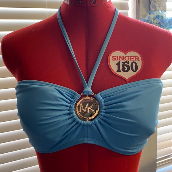 Light blue Michael Korean bikini set - Picture 2 of 6